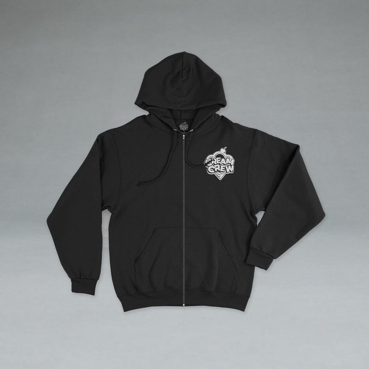 Cream Crew Zip Hoodie