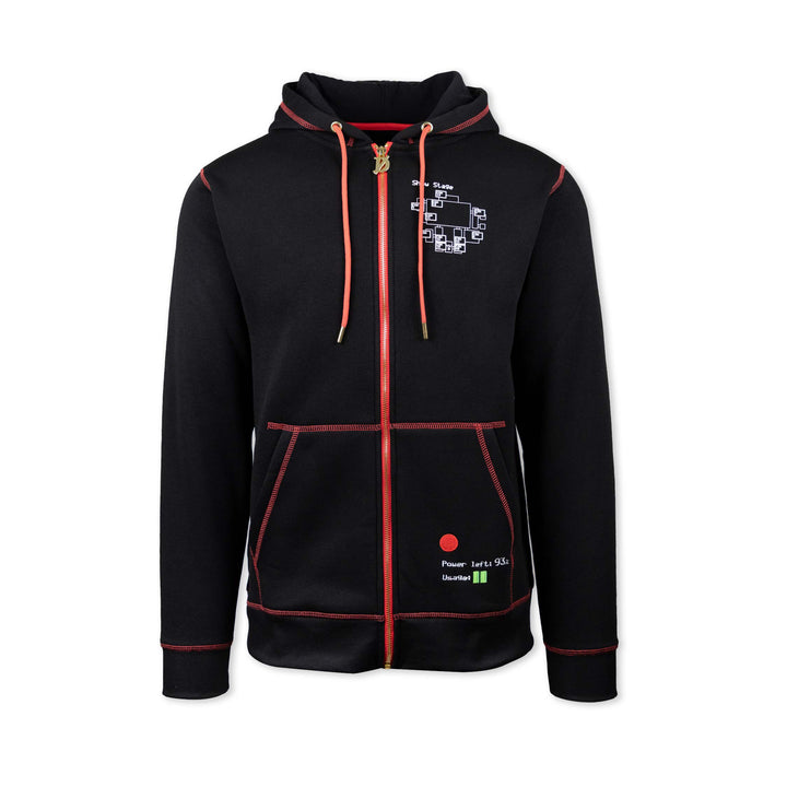 Shattered Characters Zip Hoodie