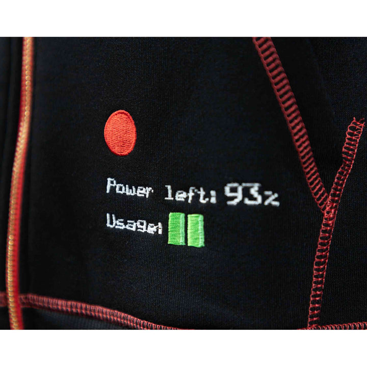 Shattered Characters Zip Hoodie