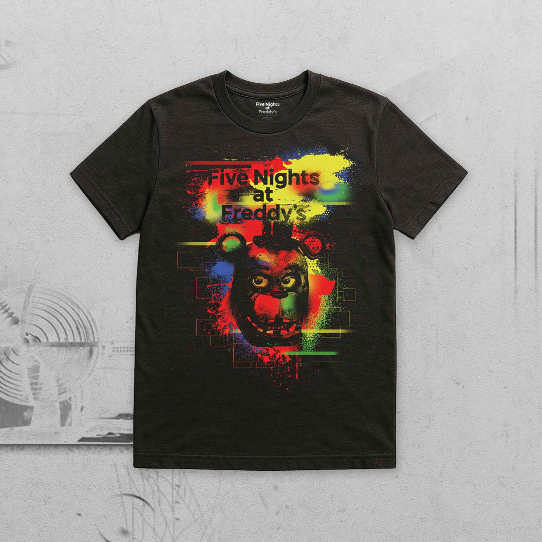 Freddy Head Splatter T-Shirt | Official Five Nights at Freddy's Merch