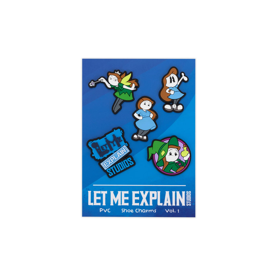 Explainer and Entertainer Shoe Charms | Official Let Me Explain Studios Merch