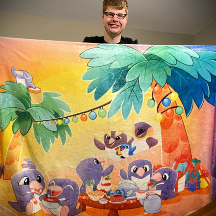 Picky Penguin Tropicaliday Blanket