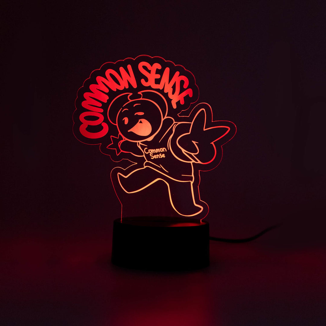 Common Sense Acrylic LED Lamp | Official SomeThingElseYT Merch