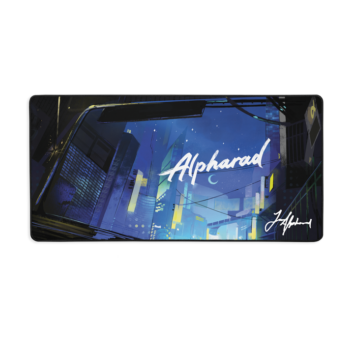 Alpharad's Cityscape Desk Mat (Signed)