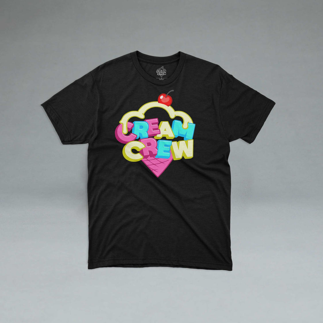 Cream Crew Colourful Logo T-Shirt | Official Cream Crew Merch