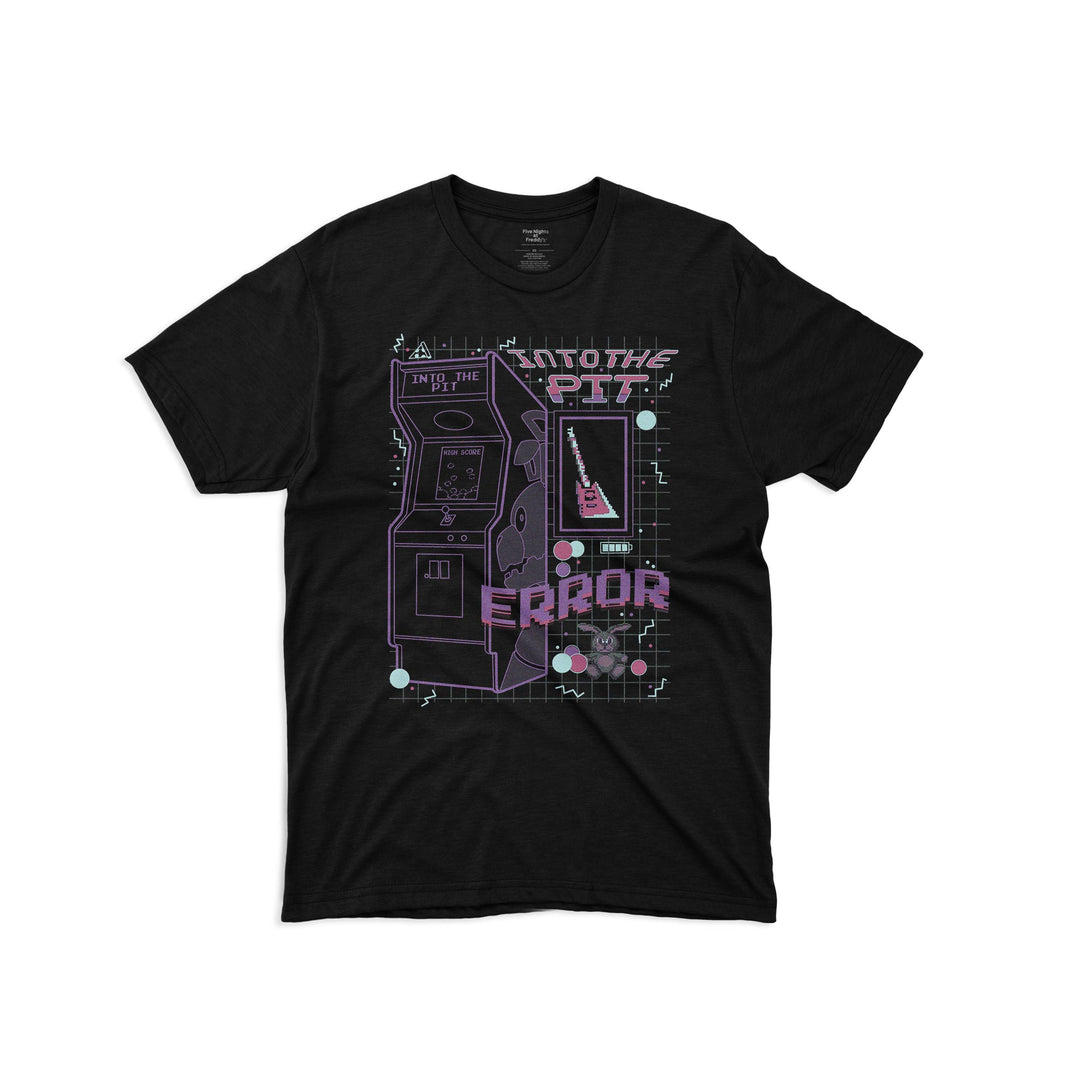 Into The Pit Arcade Error T-Shirt | Officially Licensed Five Nights at Freddy's Merch