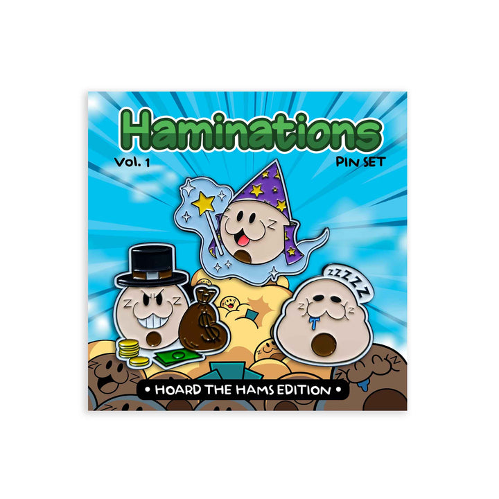 Hoard the Hams Pin Set | Official Haminations Merch