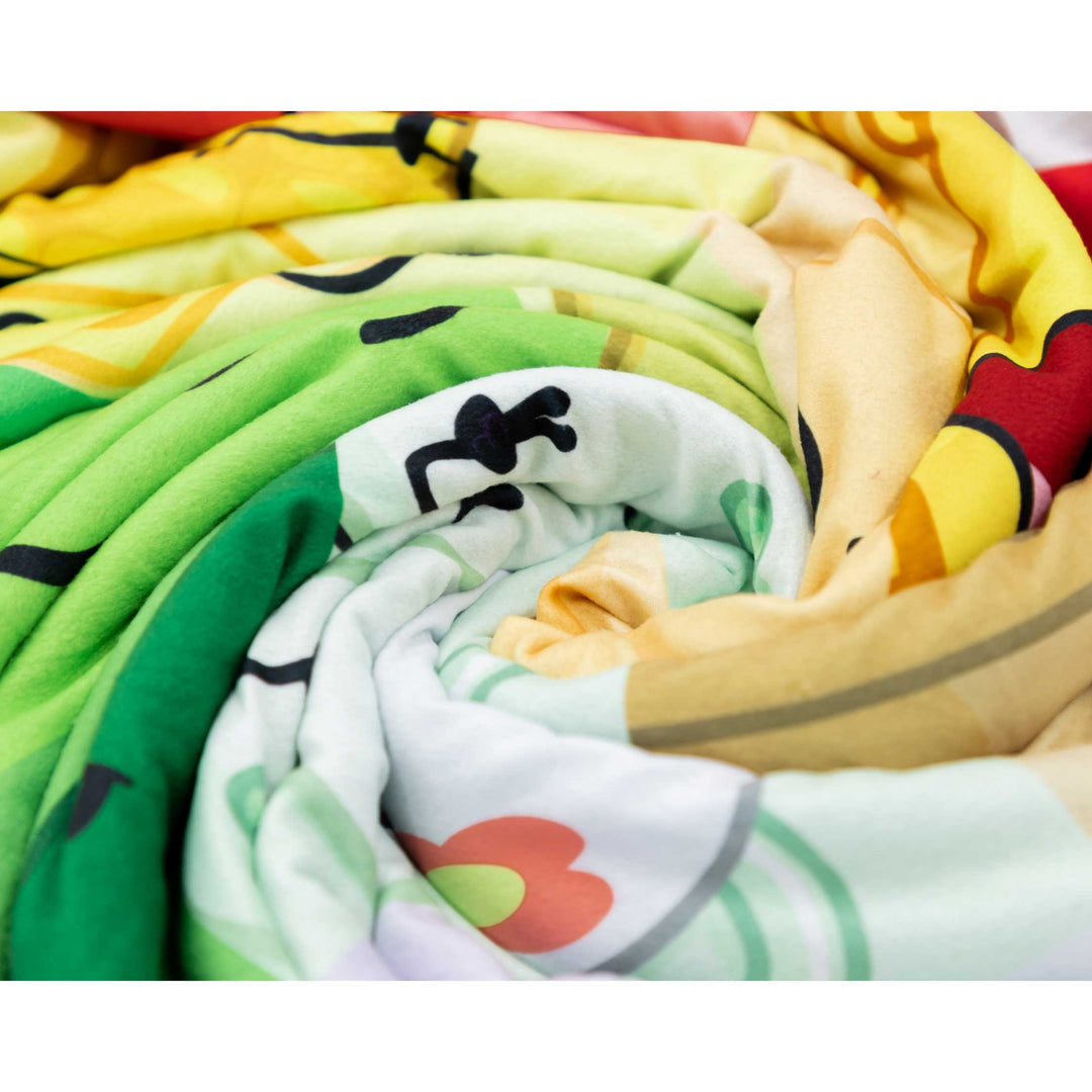 Inanimate Characters Hooded Blanket