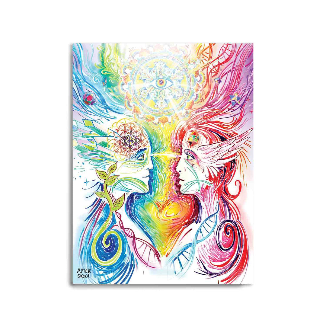 Love and Light Canvas Poster