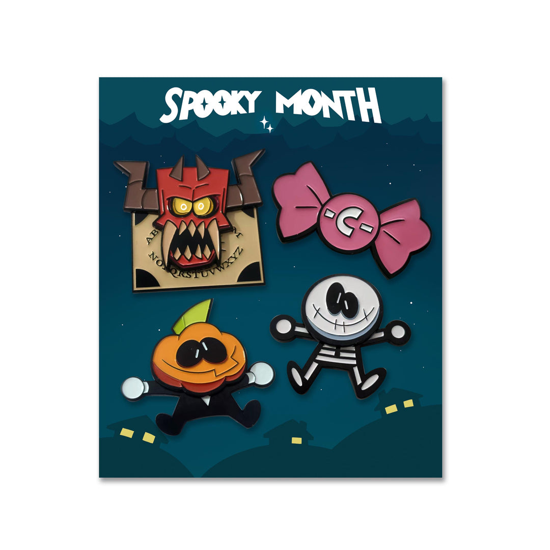 Spooky Month Pin Set | Official Pelo Merch