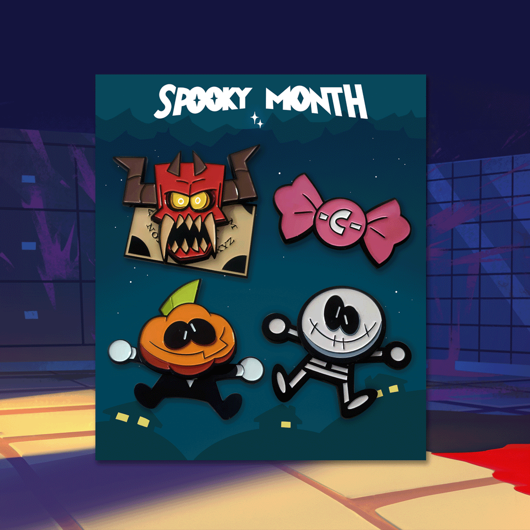 Spooky Month Pin Set