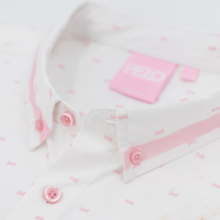 Candy Club Button Up Shirt- Short Sleeve