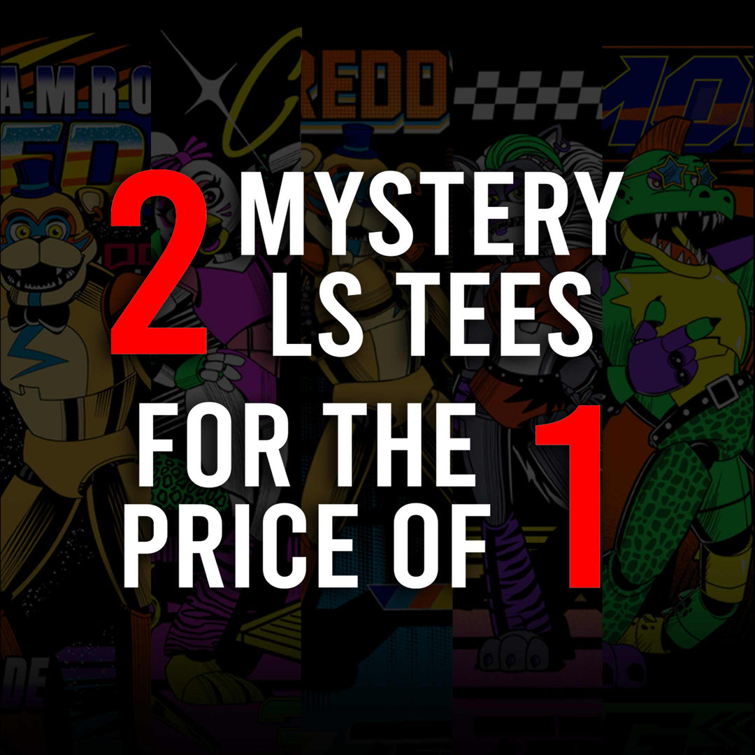 FNAF Long Sleeve Shirt Mystery Bundle - 2 for the price of one!