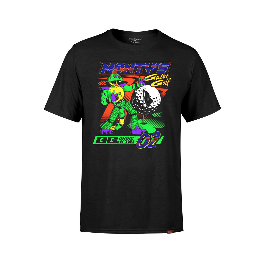 Monty's Gator Golf T-Shirt | Official Five Nights at Freddy's Security Breach Merch