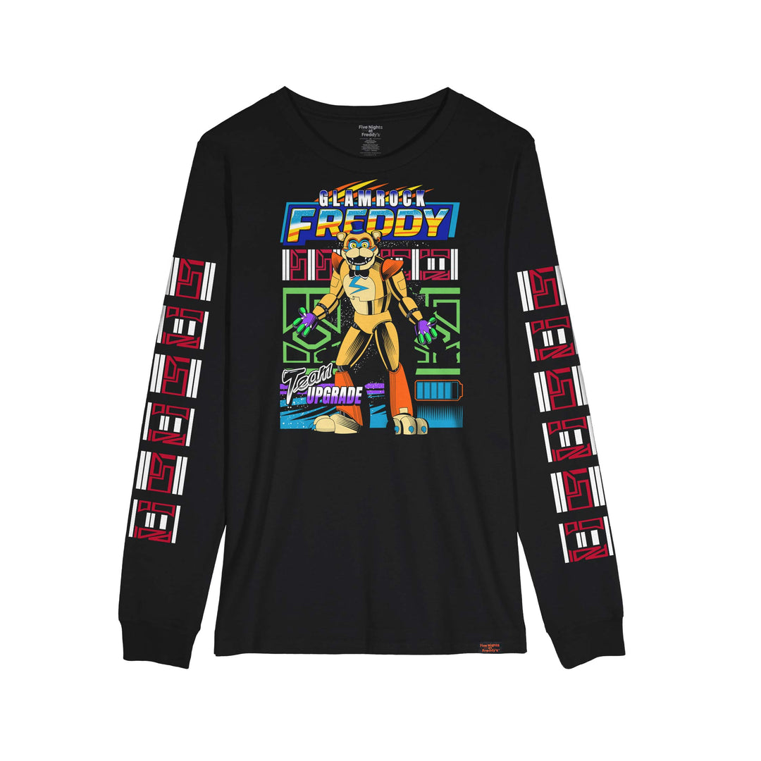 Upgraded Glam Rock Freddy Long Sleeve Shirt | Official Five Nights at Freddy's Merch