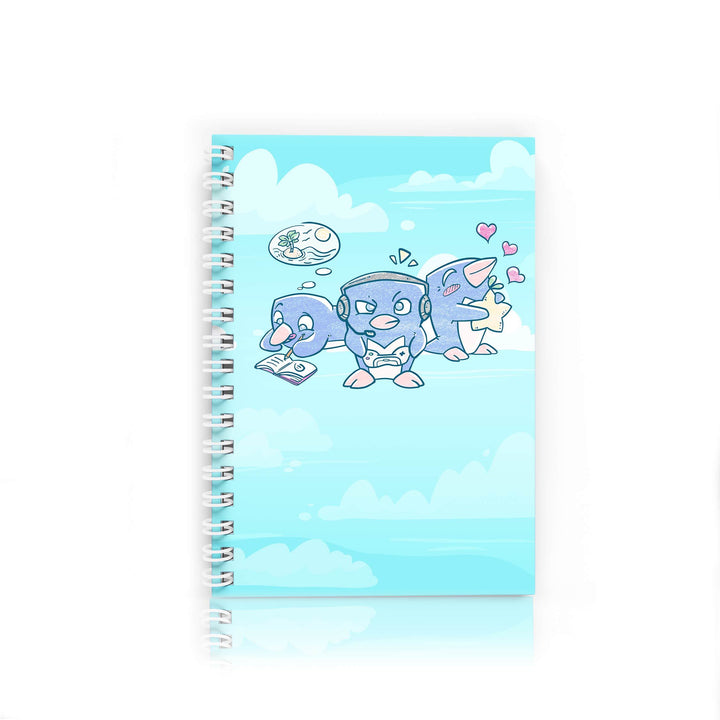 Picky Penguin Notebook | Official NicoB Merch
