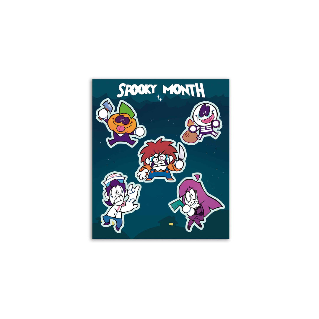 Spooky Month Sticker Sheets