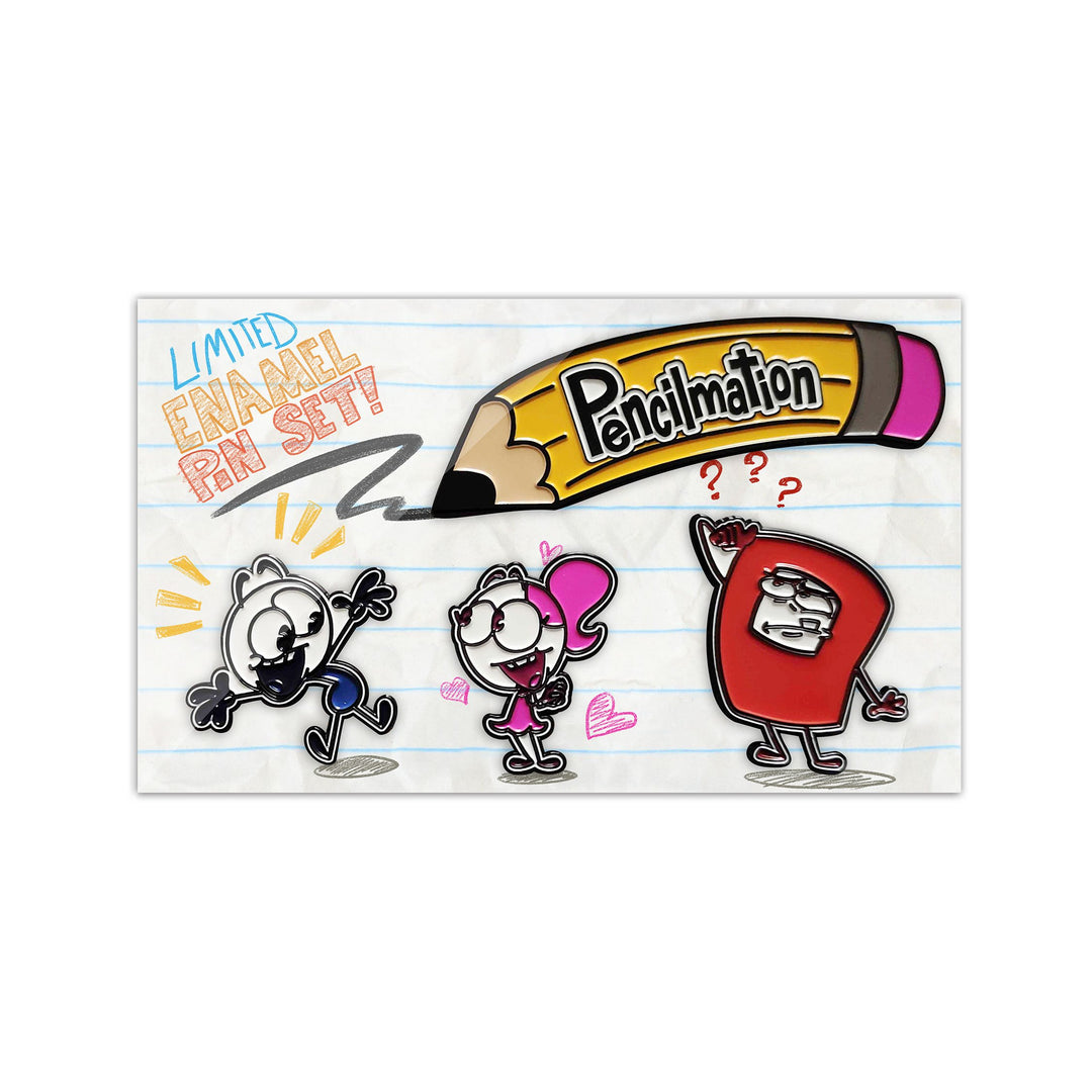 Limited Edition Pencilmation Pin Set | Official Pencilmation Merch