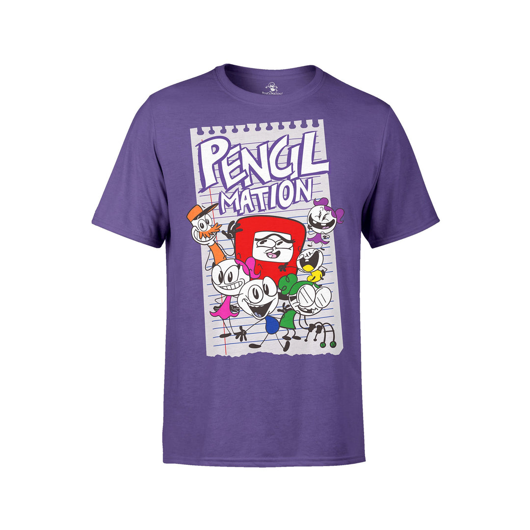 Adult Pencilmate and Friends Tee | Official Pencilmation Merch